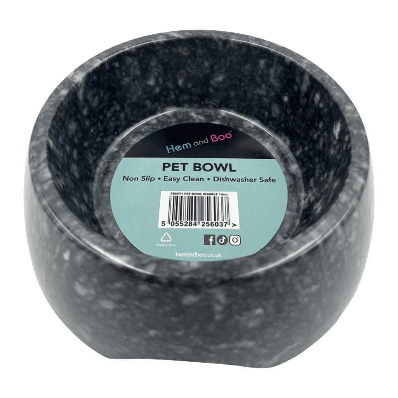 Hem & Boo Non-Slip Bowl Marble 18cm