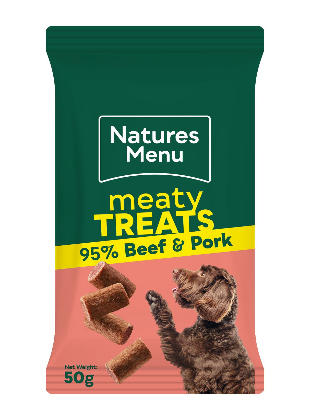 Natures Menu Dog - Meaty Treats Beef & Pork 50g