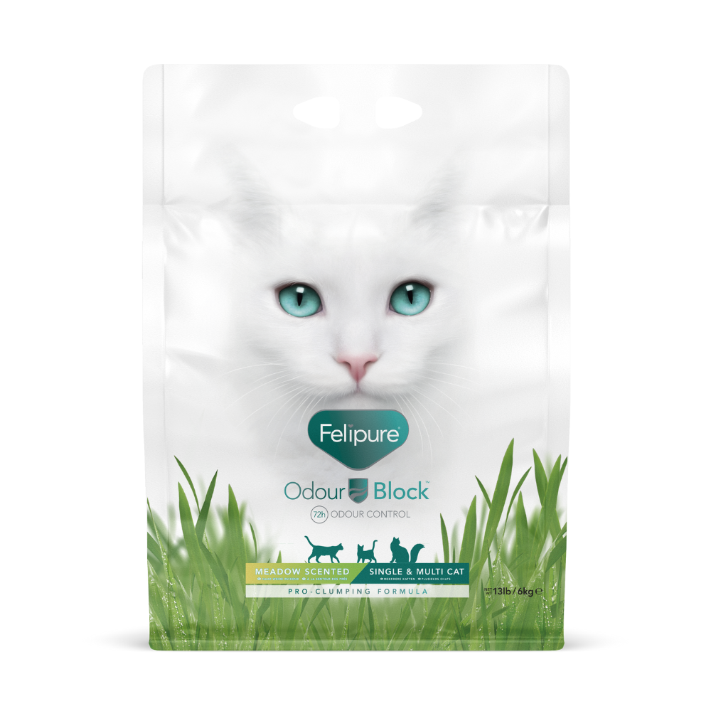 Felipure Single & Multi Cat Meadow Scented Litter 6kg