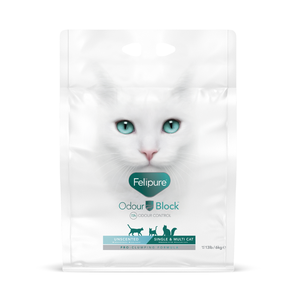Felipure Single & Multi Cat Unscented Litter 12kg