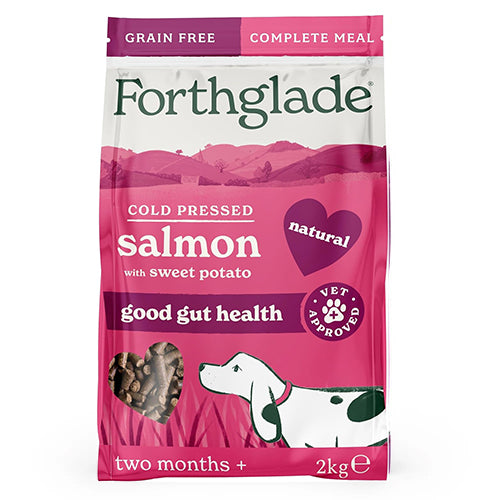 Forthglade Salmon Grain Free Cold Pressed Natural Dry Dog Food 2kg