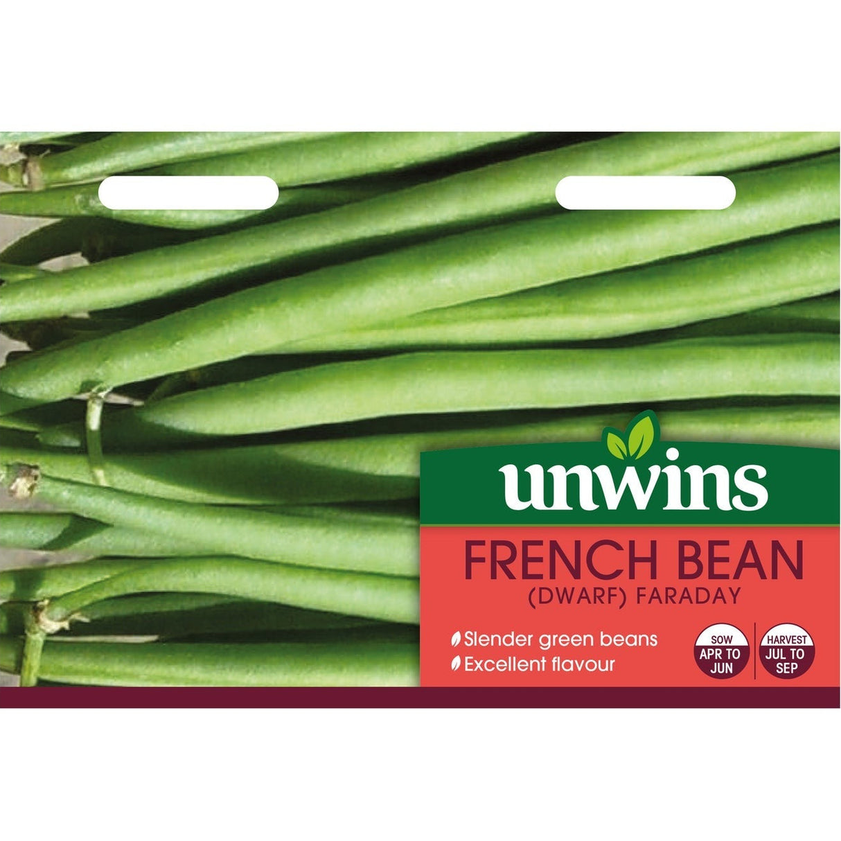 Unwins French Bean Dwarf Faraday Flavour Range