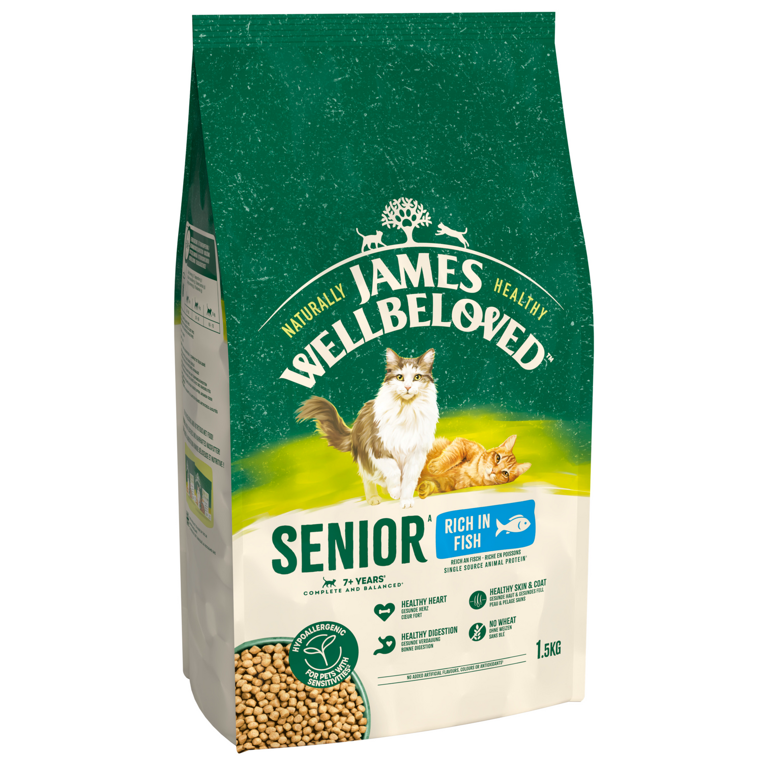 James Wellbeloved Cat - Senior Fish 1.5kg