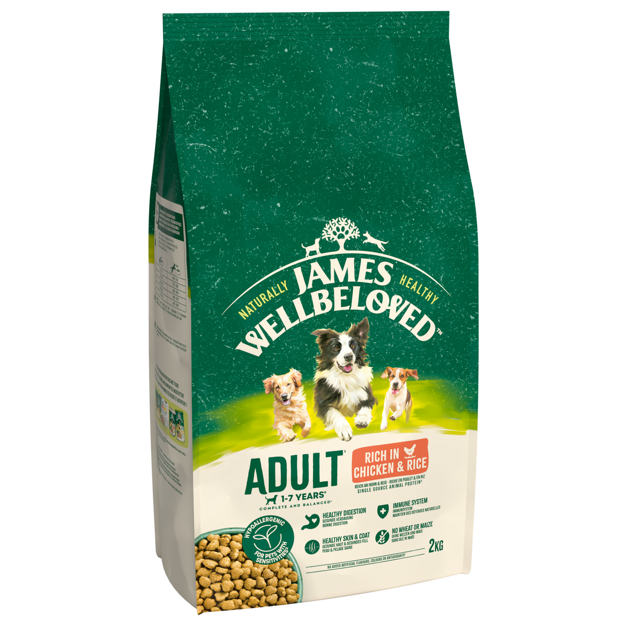 James Wellbeloved Dog - Adult Chicken & Rice 2kg