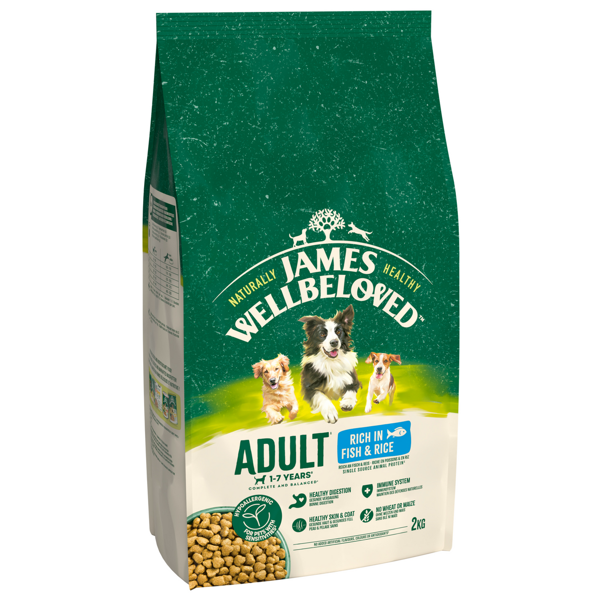 James Wellbeloved Dog - Adult Fish & Rice 2kg