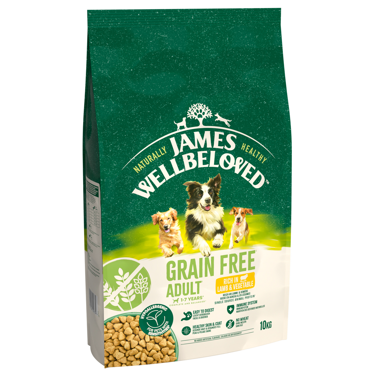 James Wellbeloved Dog - Adult Grain Free Lamb & Veg 10kg