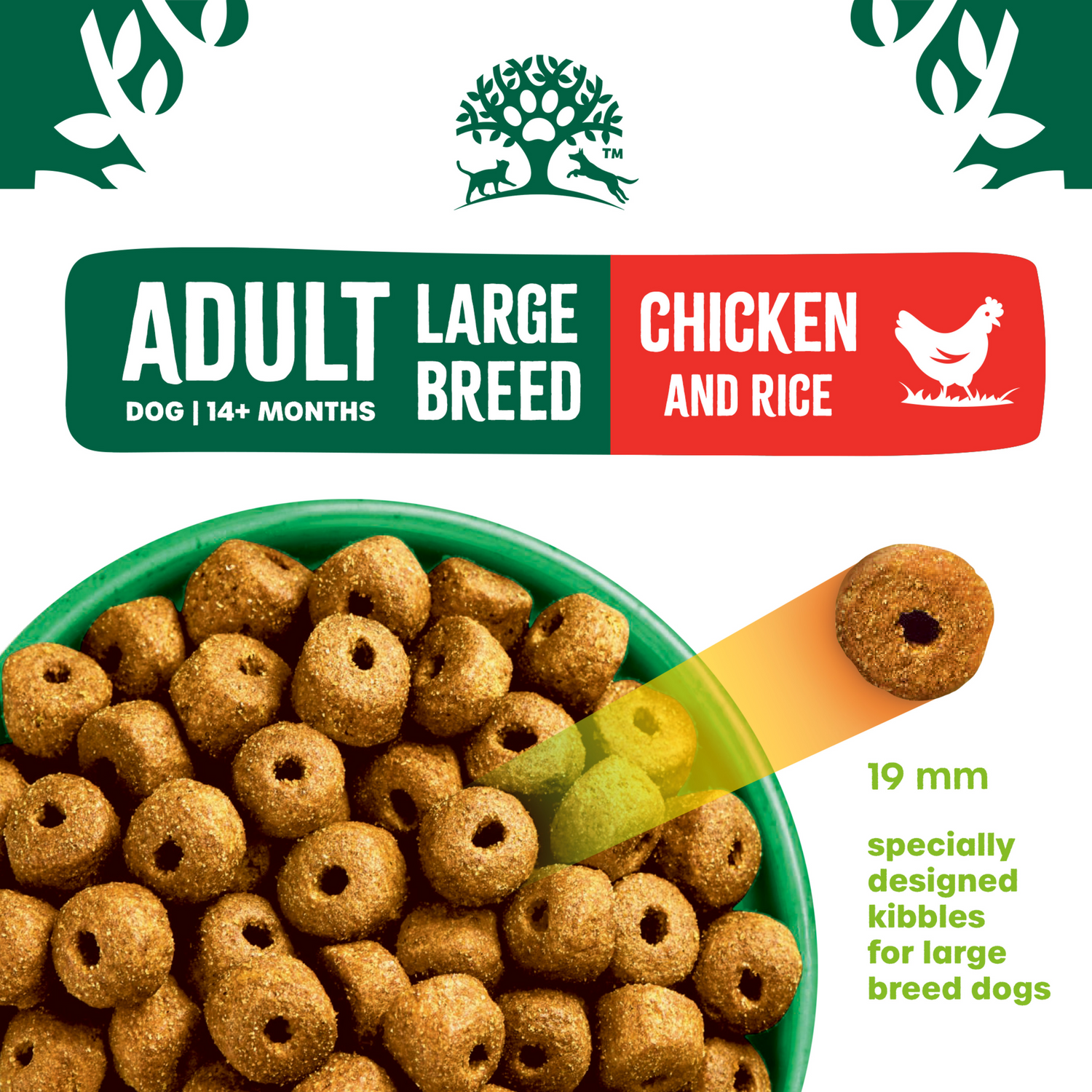 James Wellbeloved Dog - Adult Large Breed Chicken & Rice 15kg
