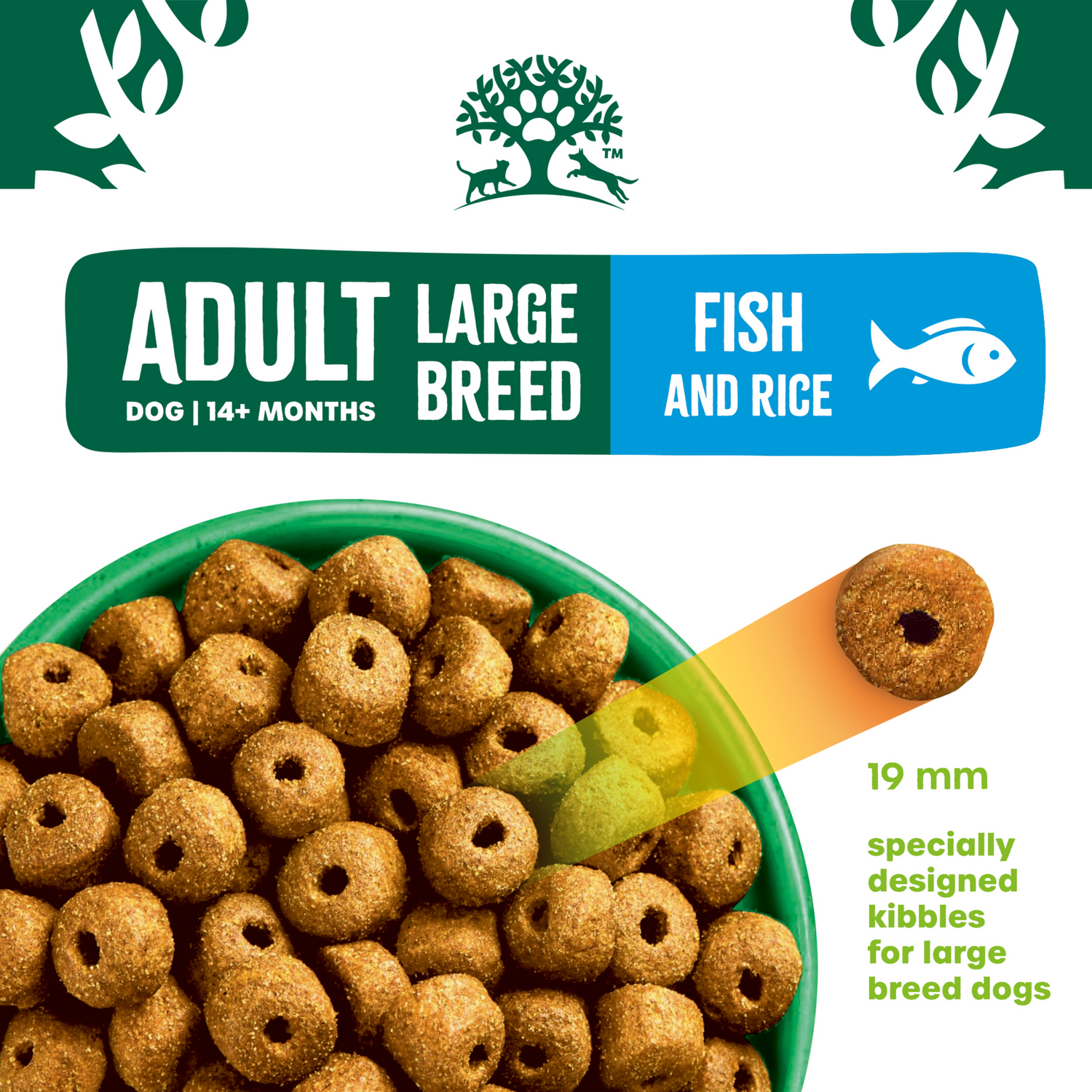 James Wellbeloved Dog - Adult Large Breed Fish & Rice 15kg