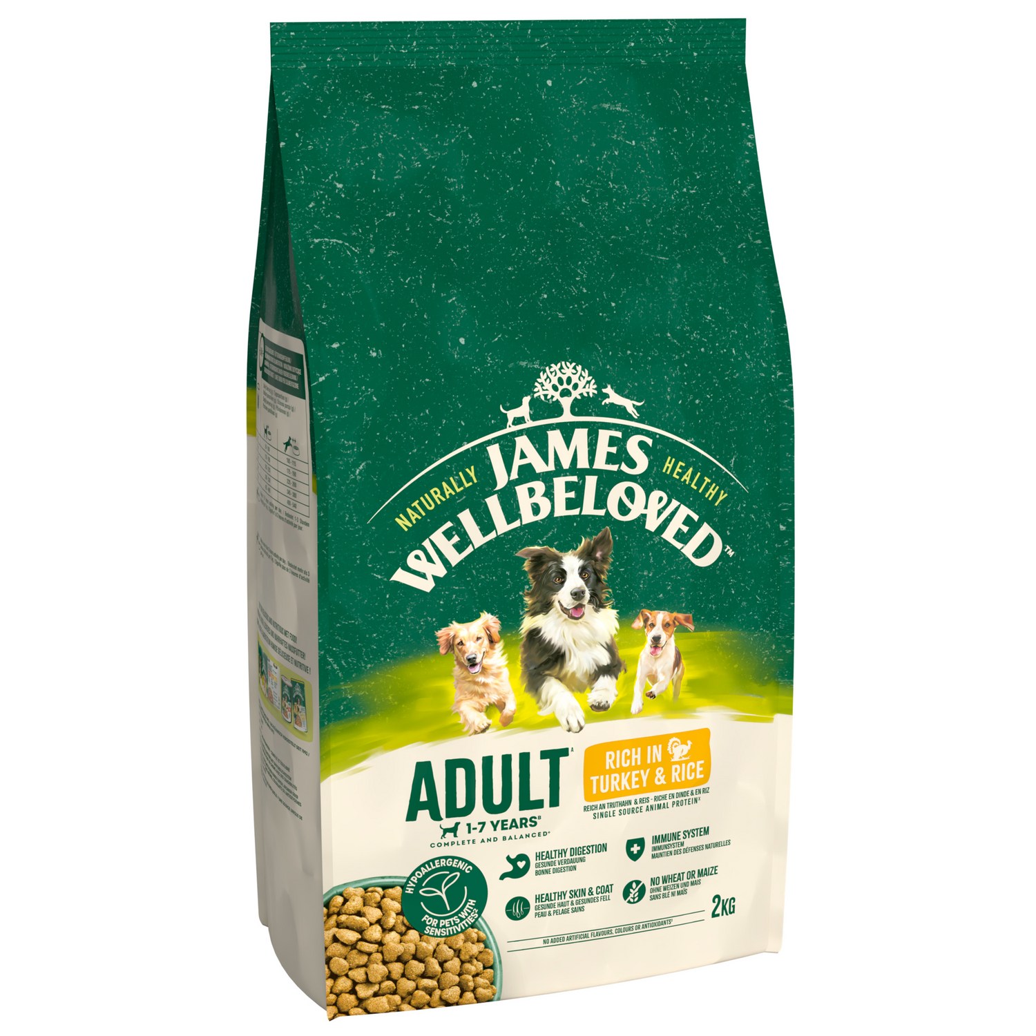 James Wellbeloved Dog - Adult Turkey & Rice 2kg