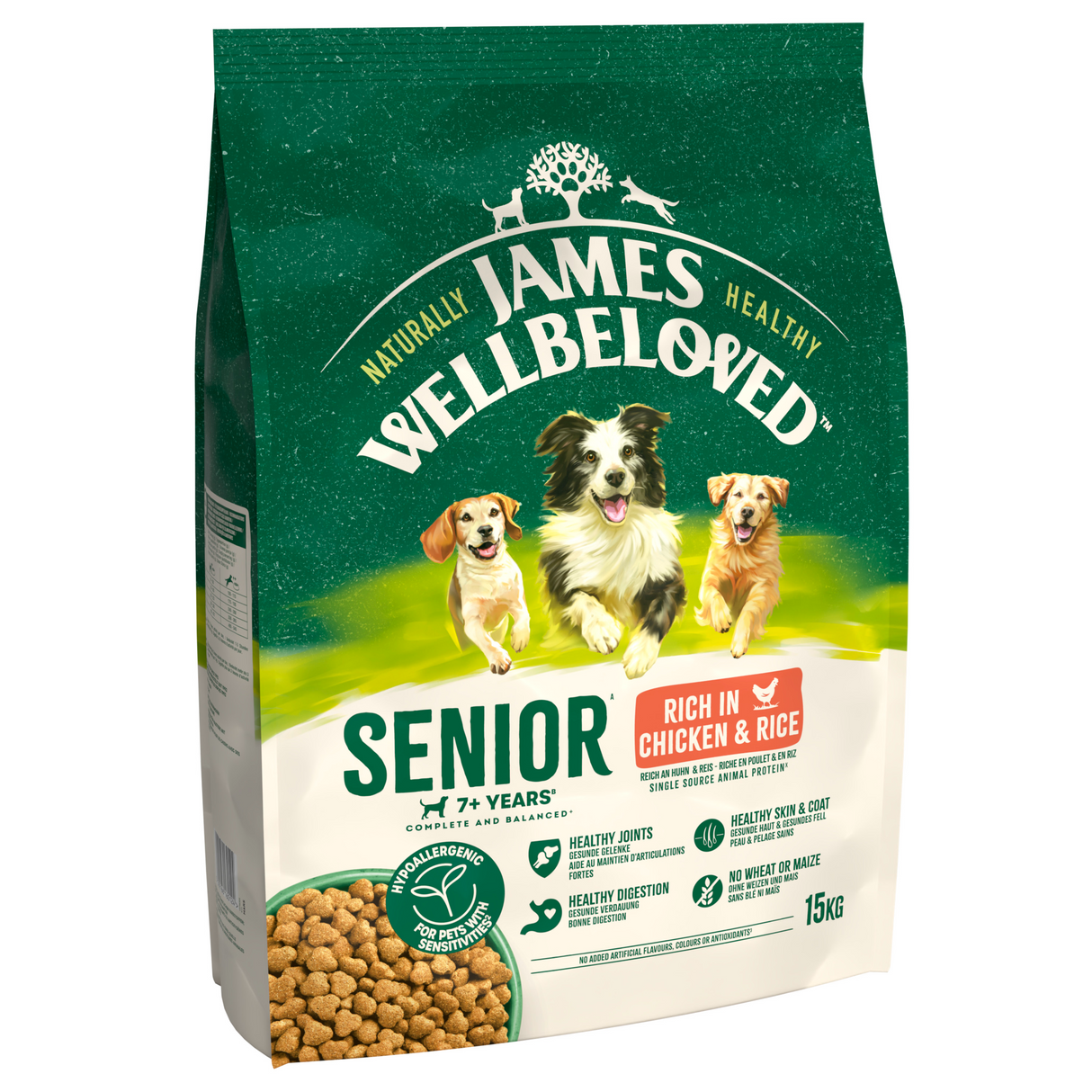 James Wellbeloved Dog - Senior Chicken & Rice 15kg