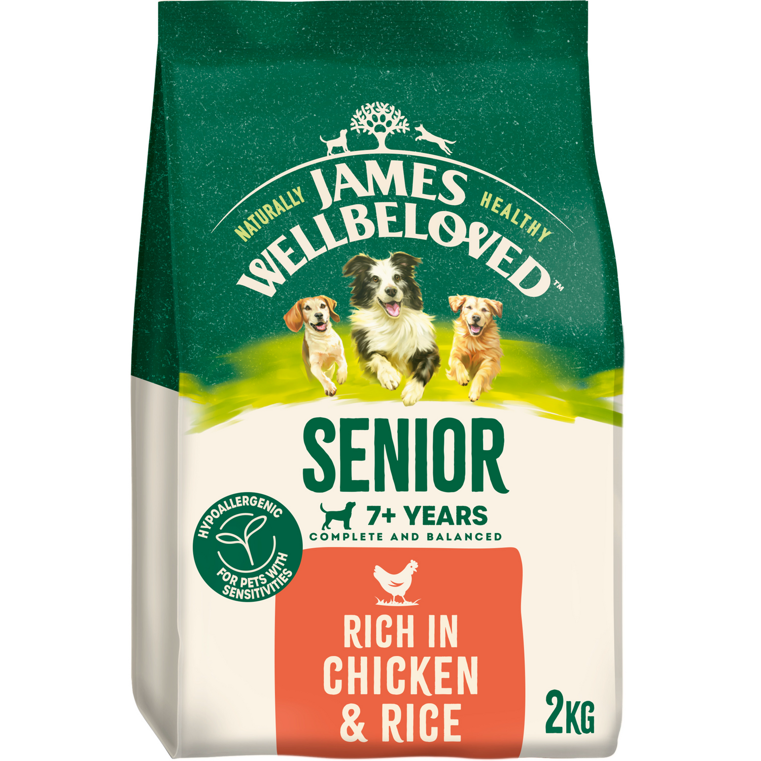 James Wellbeloved Dog - Senior Chicken & Rice 2kg