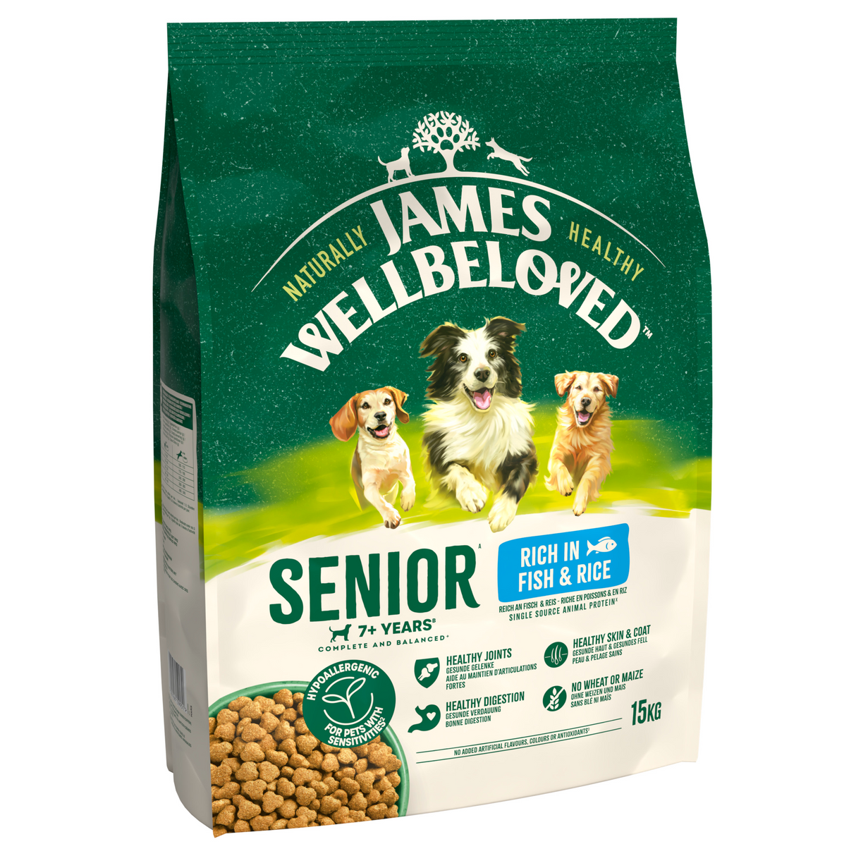 James Wellbeloved Dog - Senior Fish & Rice 15kg