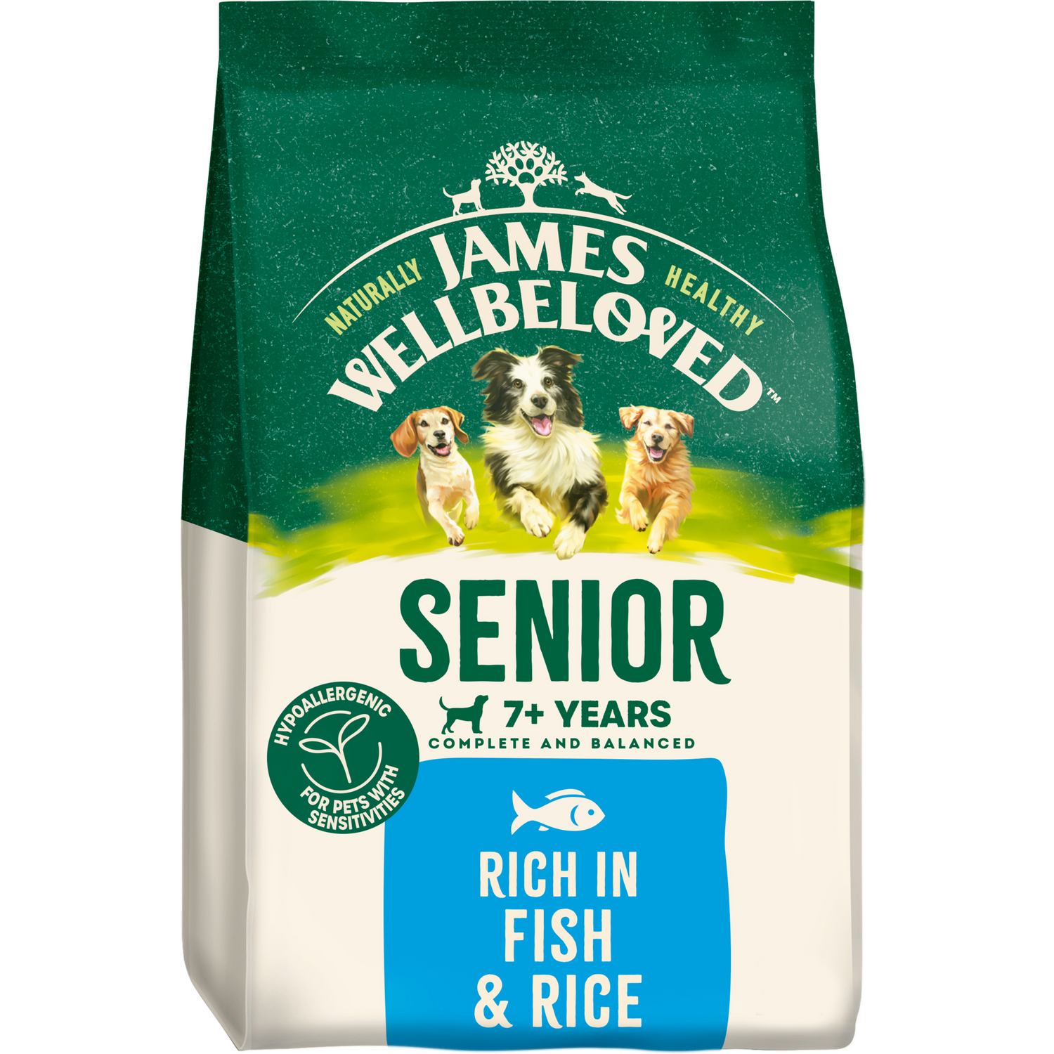 James Wellbeloved Dog - Senior Fish & Rice 2kg