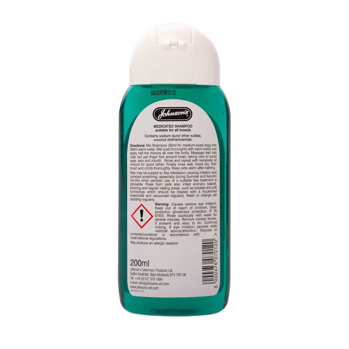 Johnsons Medicated Shampoo 200ml