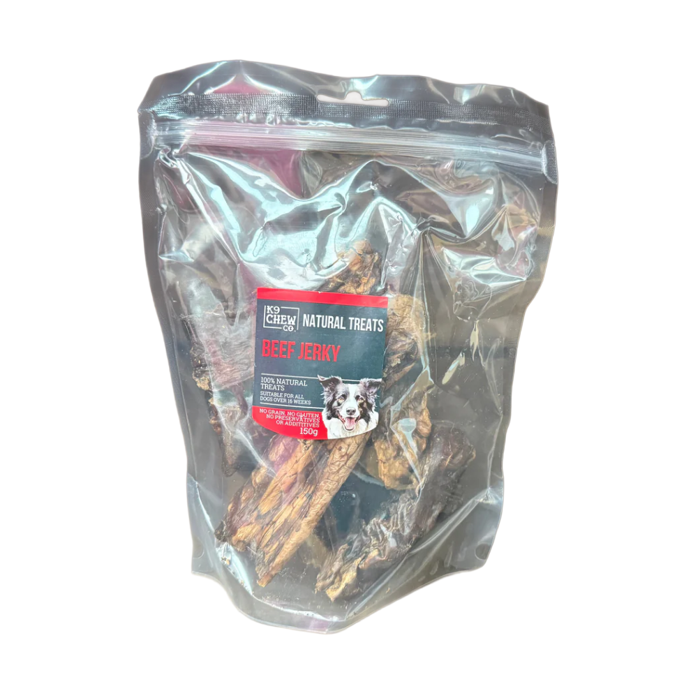 K9 Chew Co Beef Jerky 150g