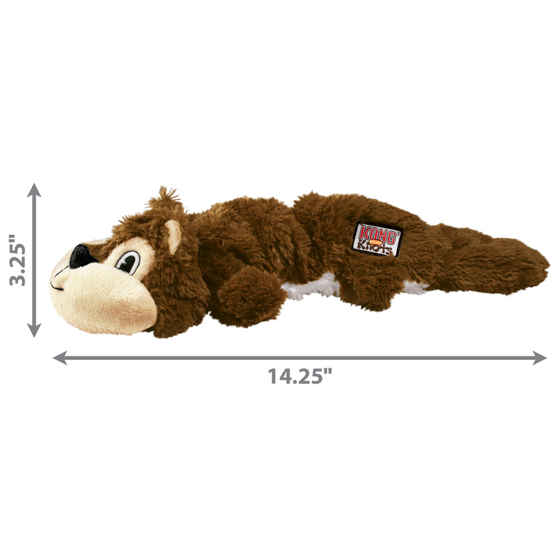 KONG Scrunch Knots Squirrel M/L