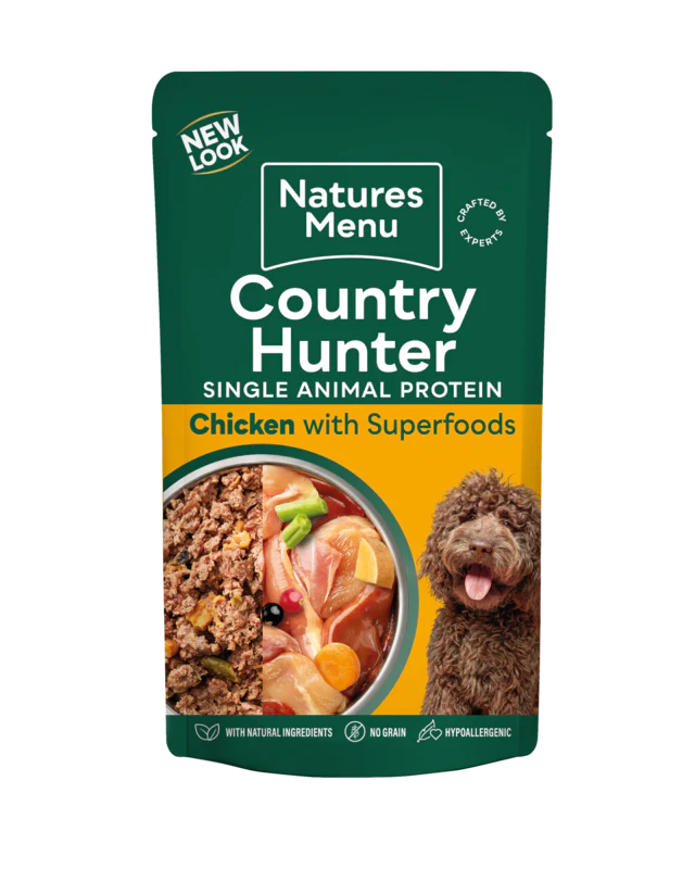 Natures Menu Dog - Country Hunter Chicken With Superfoods 6x150g