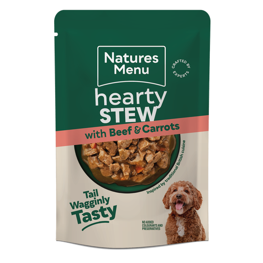 Natures Menu Dog - Chicken, Turkey, Beef & Salmon Stew Pouches 12x100g