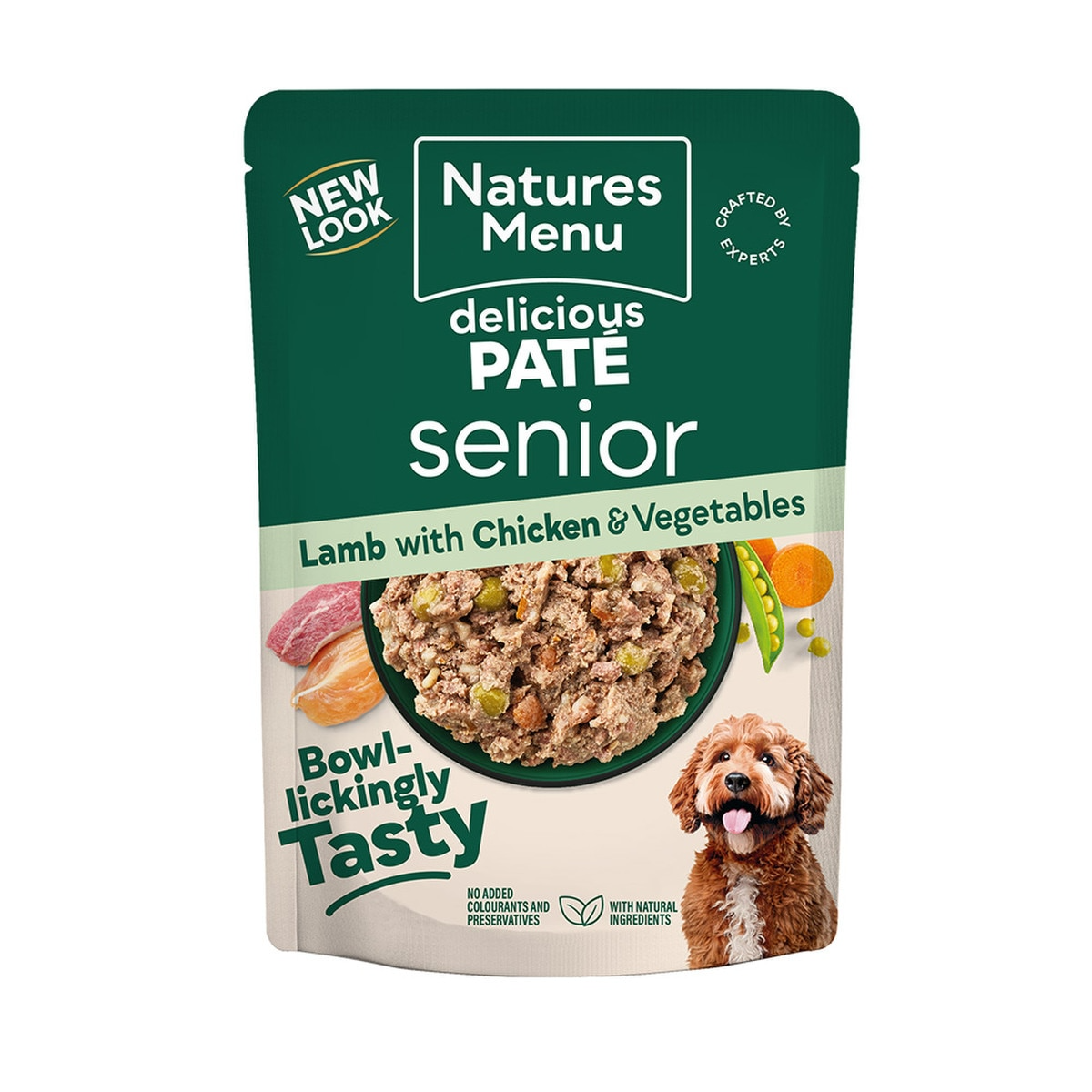 Natures Menu Dog - Senior Pouch Box Lamb With Chicken 8x300g
