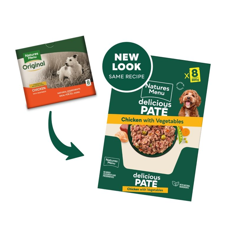 Natures Menu Dog - Adult Pouch Box Chicken With Vegetables 8x300g