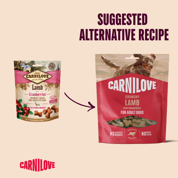 Carnilove Lamb With Cranberries Crunchy Dog Treats 200g