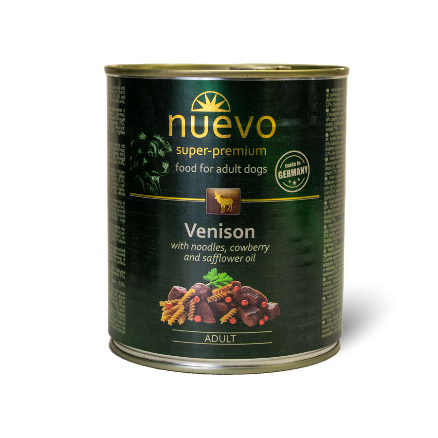 Nuevo Dog Adult Venison 6x800g