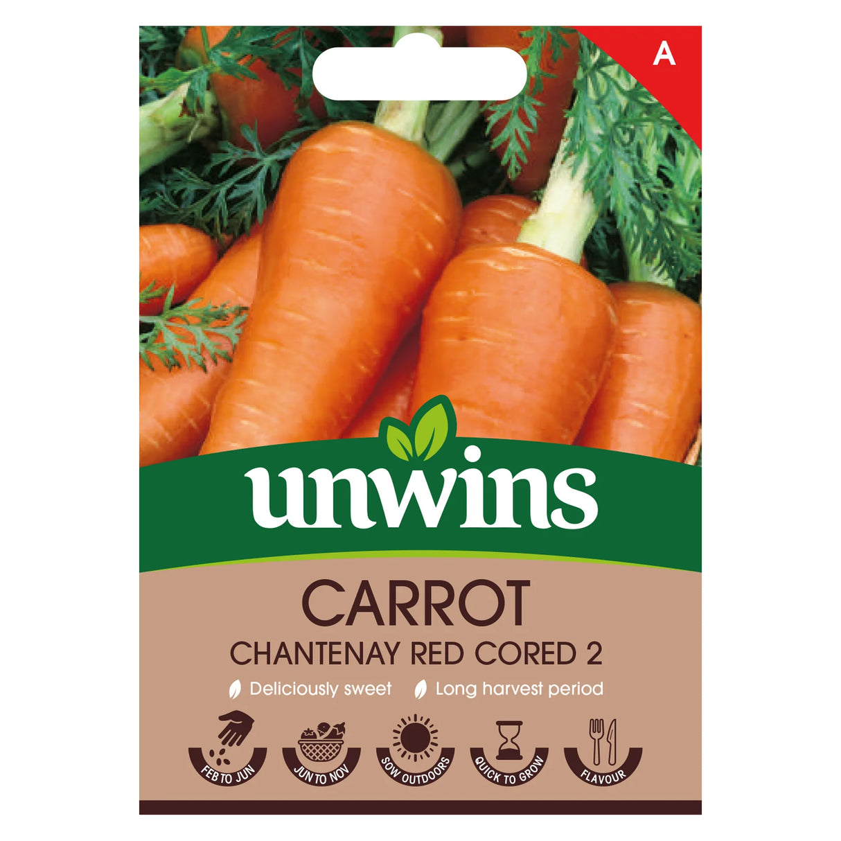Unwins Carrot Chantenay Red Cored 2