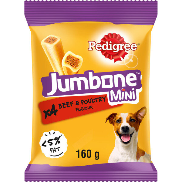 Pedigree Jumbone Beef & Poultry Mini 160g