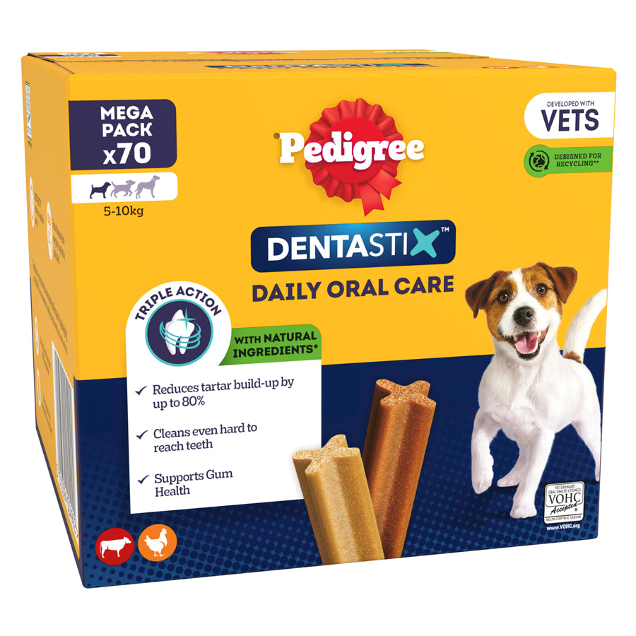 Pedigree Dentastix Small 70 Pack 5-10kg