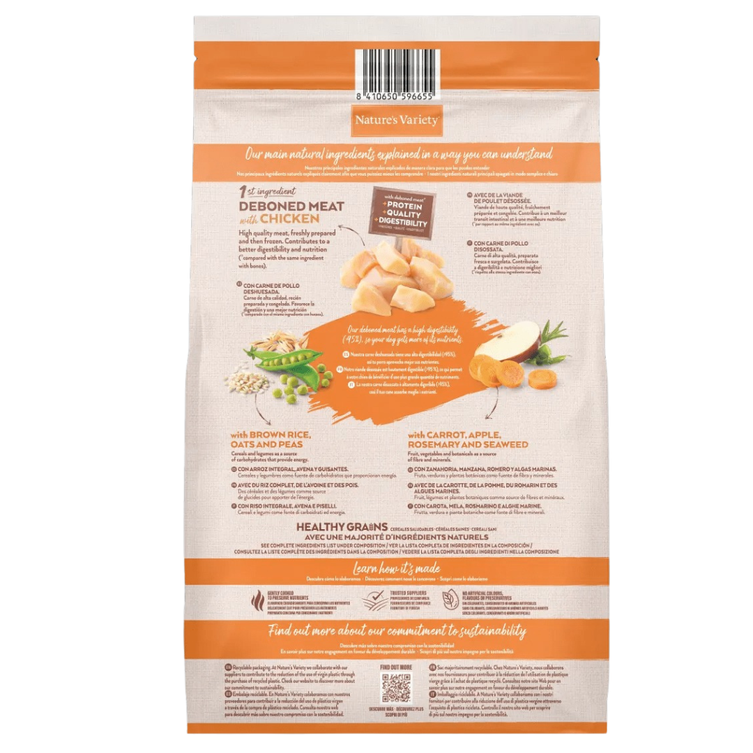 Natures Variety Dog - Healthy Grains Puppy Medium/Maxi Chicken 10kg