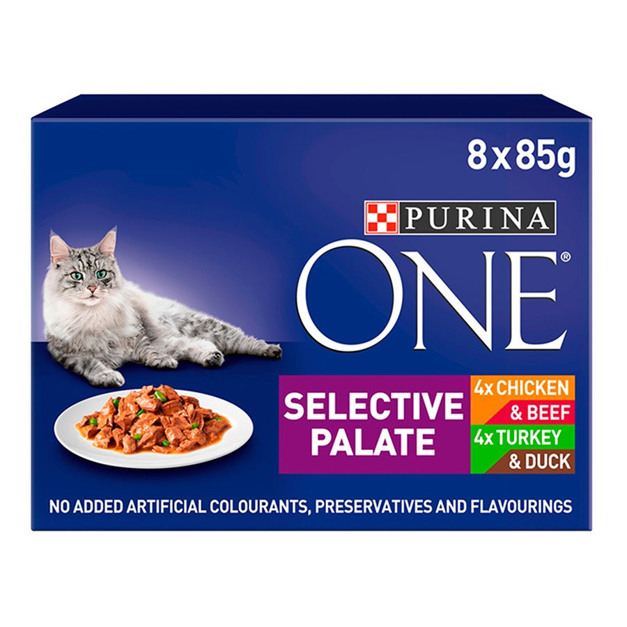Purina ONE Adult Selective Palate 8x85g