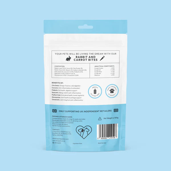 Bros Pets Rabbit & Carrot Bites 100g