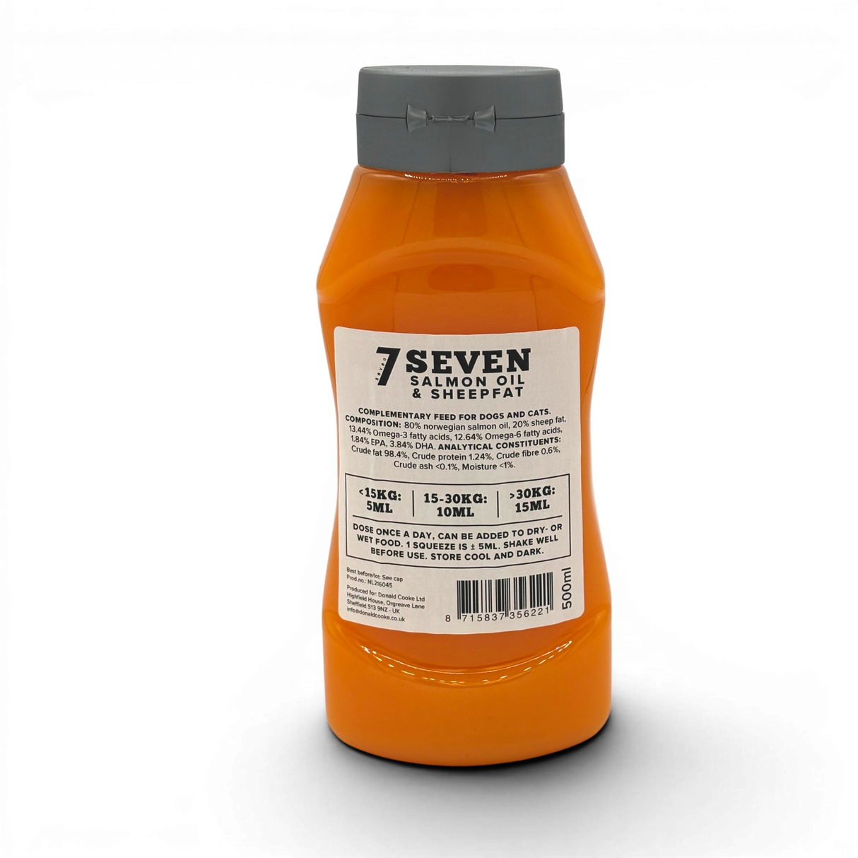 Seven Salmon Oil & Sheep Fat 500ml