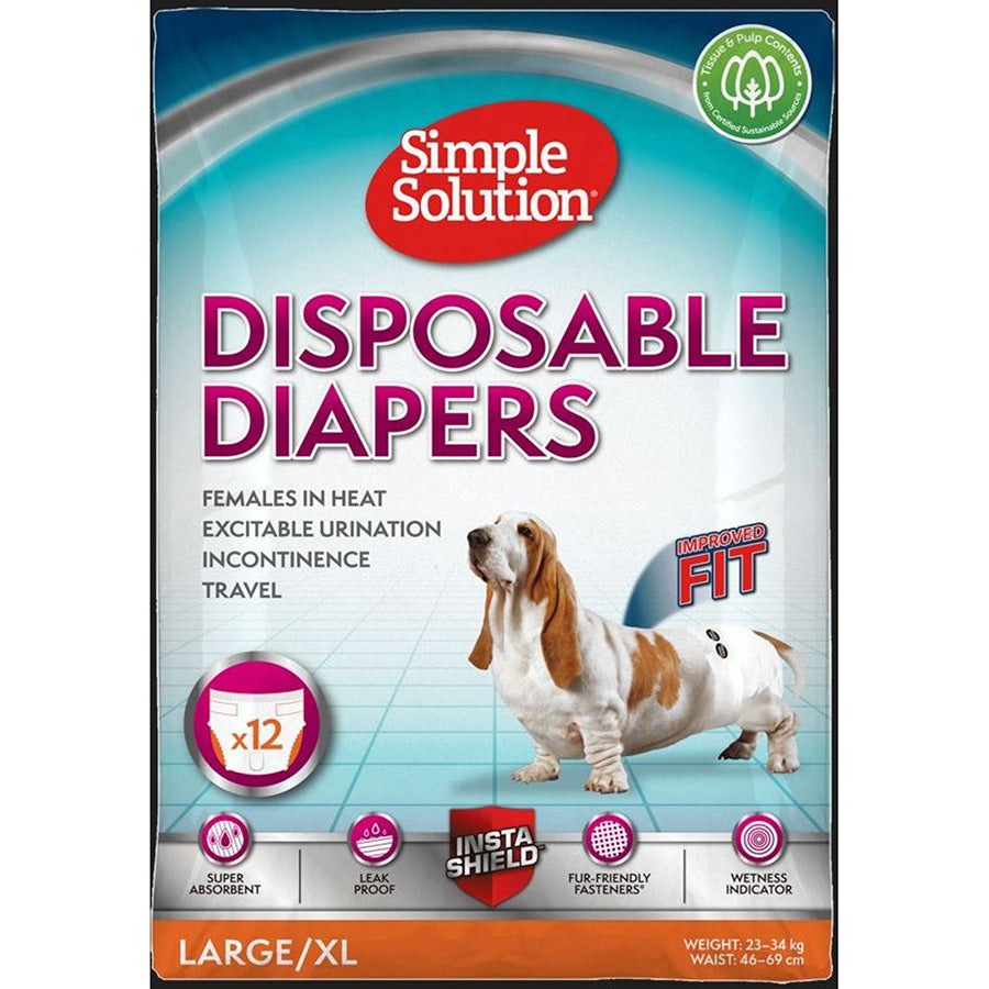 Simple Solution Disposable Diapers Large/XL
