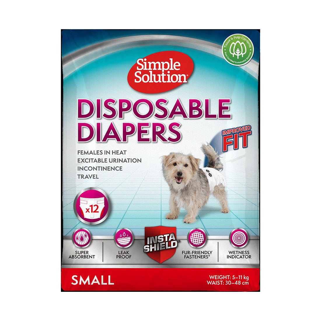 Simple Solution Disposable Diapers Small
