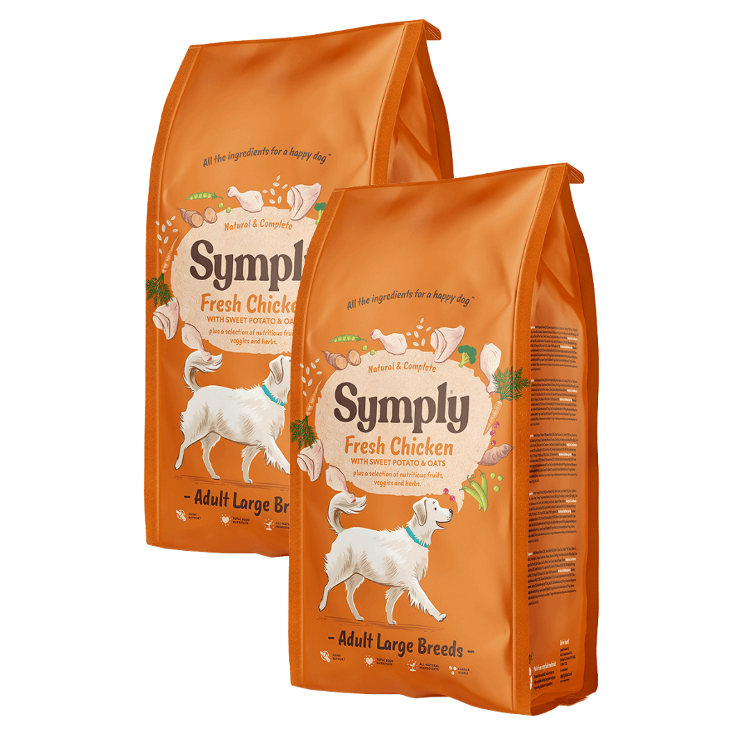 Symply Dog - Adult Large Breed Chicken 2x6kg