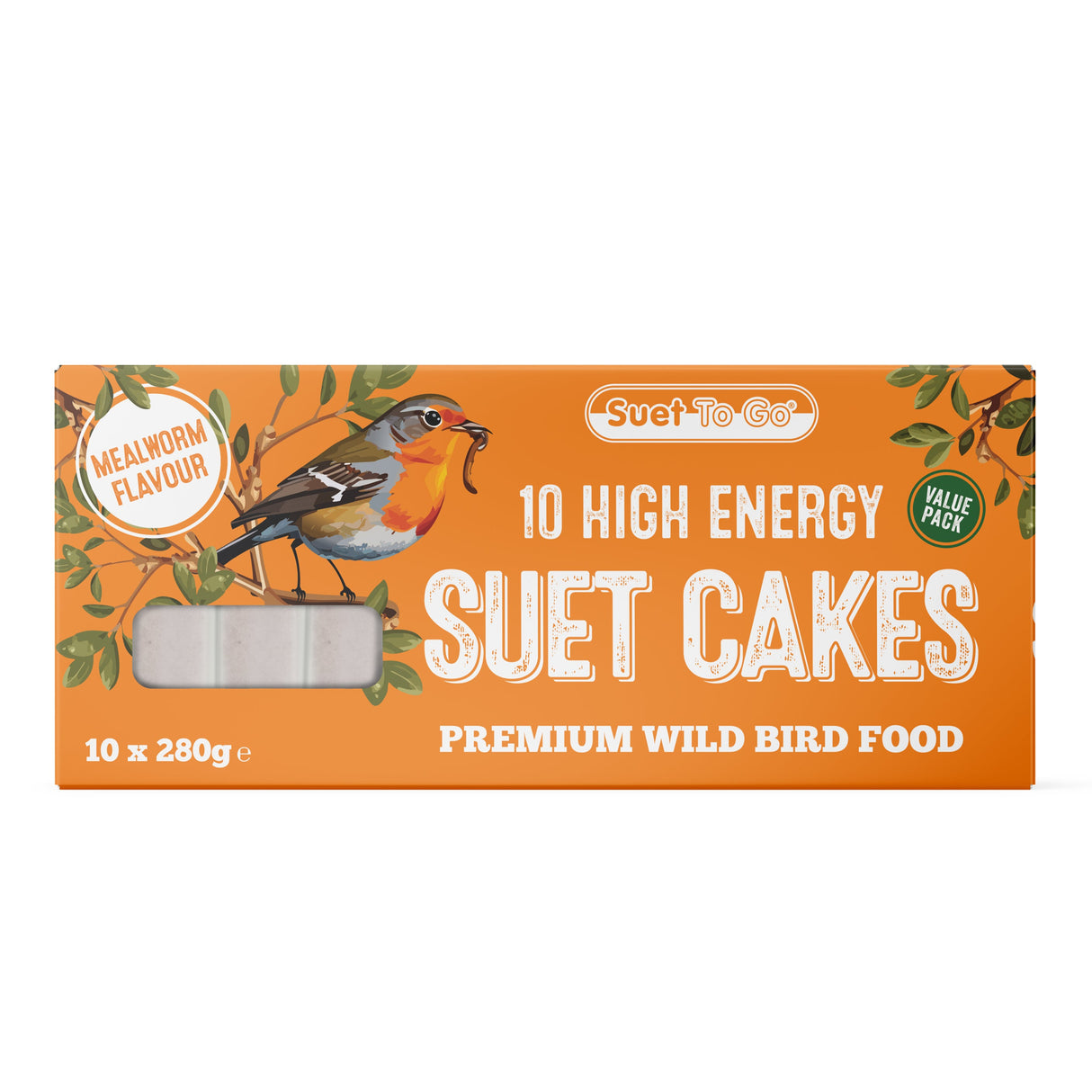 Suet To Go Suet Cakes Mealworm 10 Pack