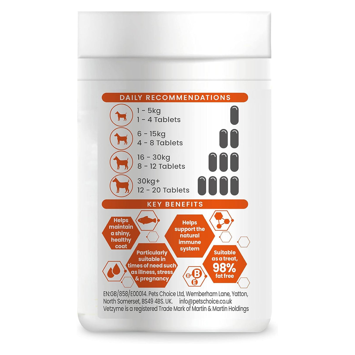 Vetzyme Conditioning Tablets 240 Tablets