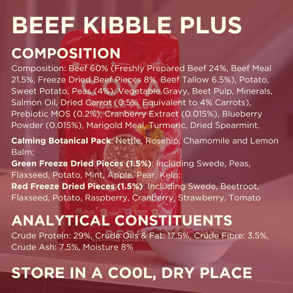 Coya Kibble Plus Adult Beef 1.5kg