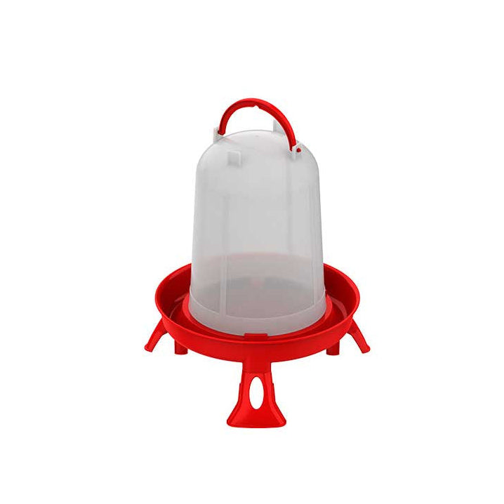 Agrihealth Poultry Eco Drinker With Legs 5L Red
