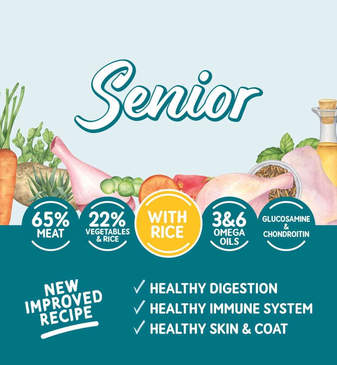 Naturo Dog - Senior Dog With Rice Variety Trays 6x400g