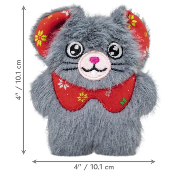 KONG Christmas Snuzzles Mouse