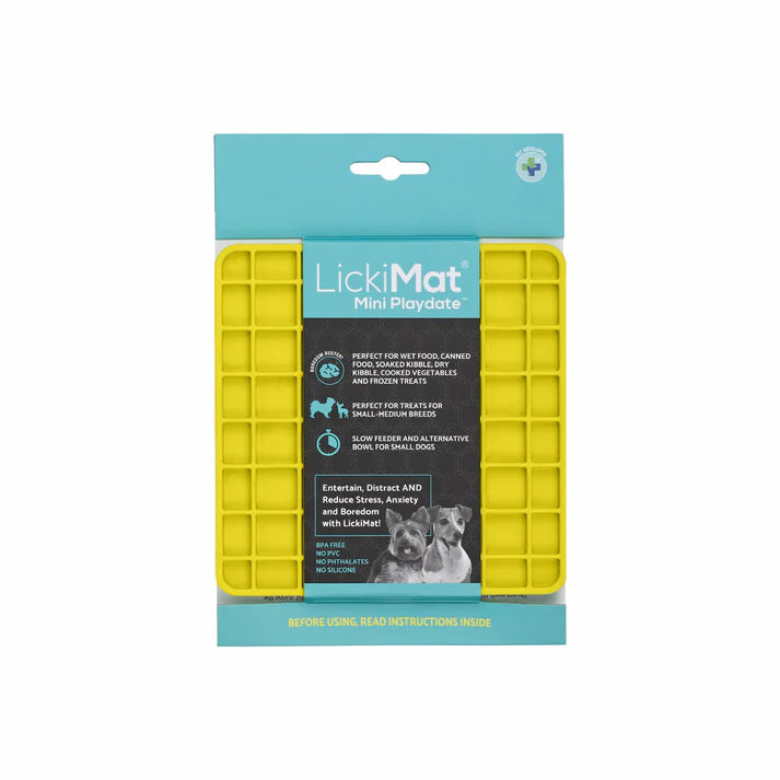 LickiMat Mini Playdate Yellow