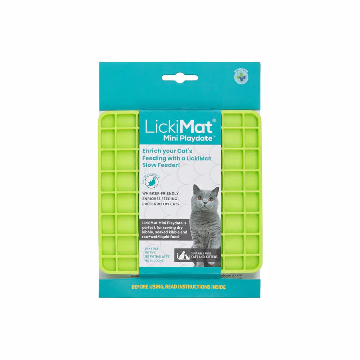 LickiMat Cat Mini Playdate Green