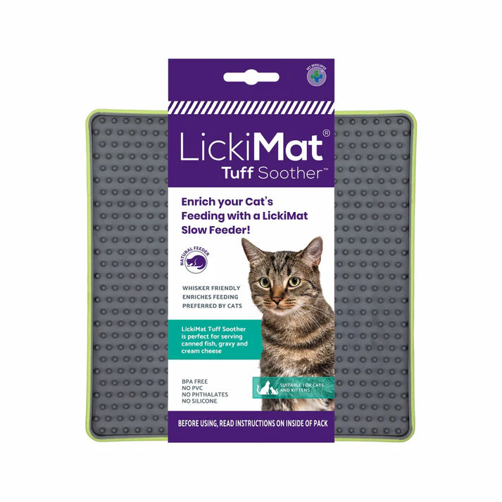 LickiMat Cat Tuff Soother Green