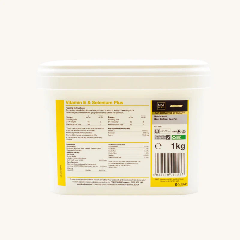 NAF Vitamin E Selenium & Lysine 1kg