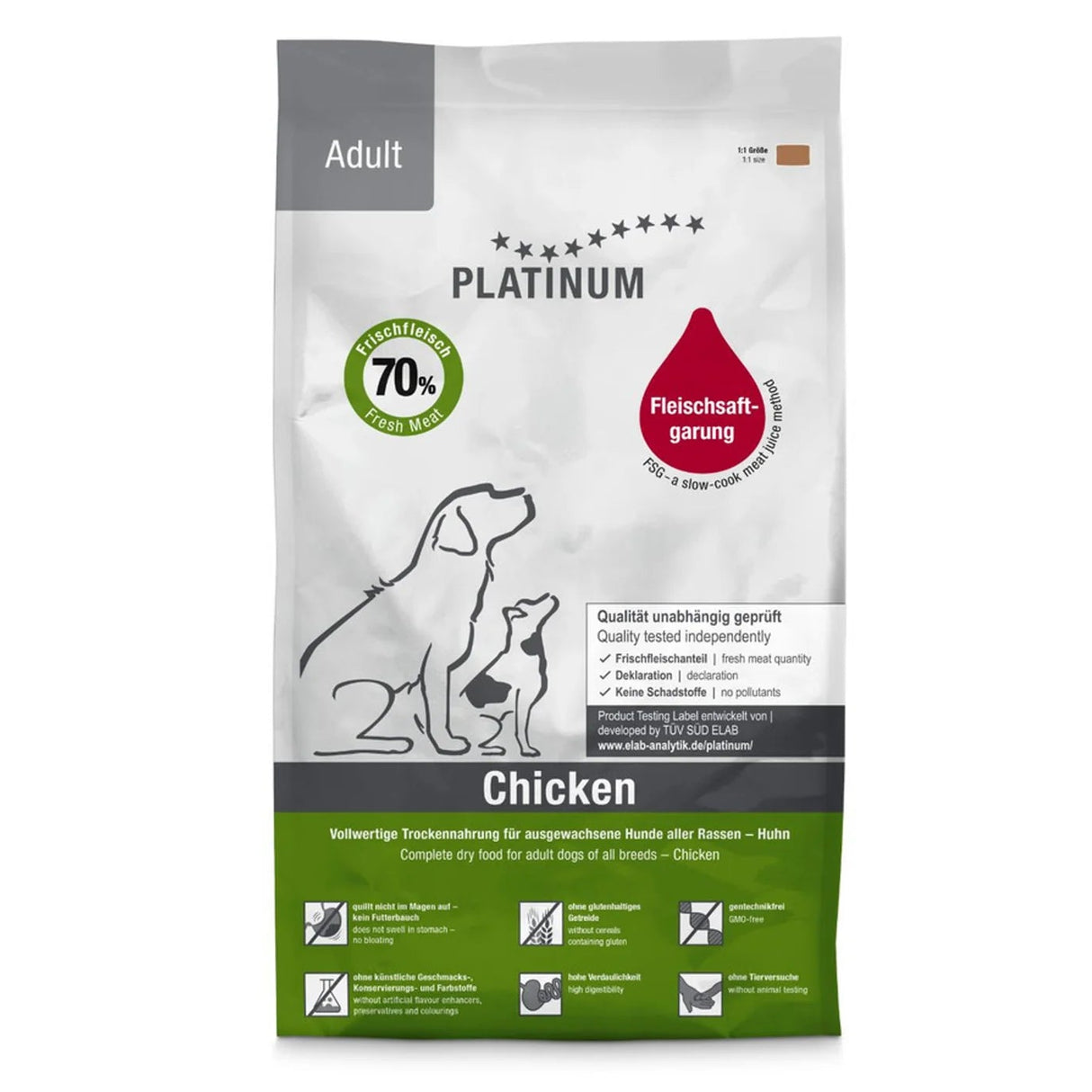 Platinum Dog - Adult Chicken 5kg (3x5kg)
