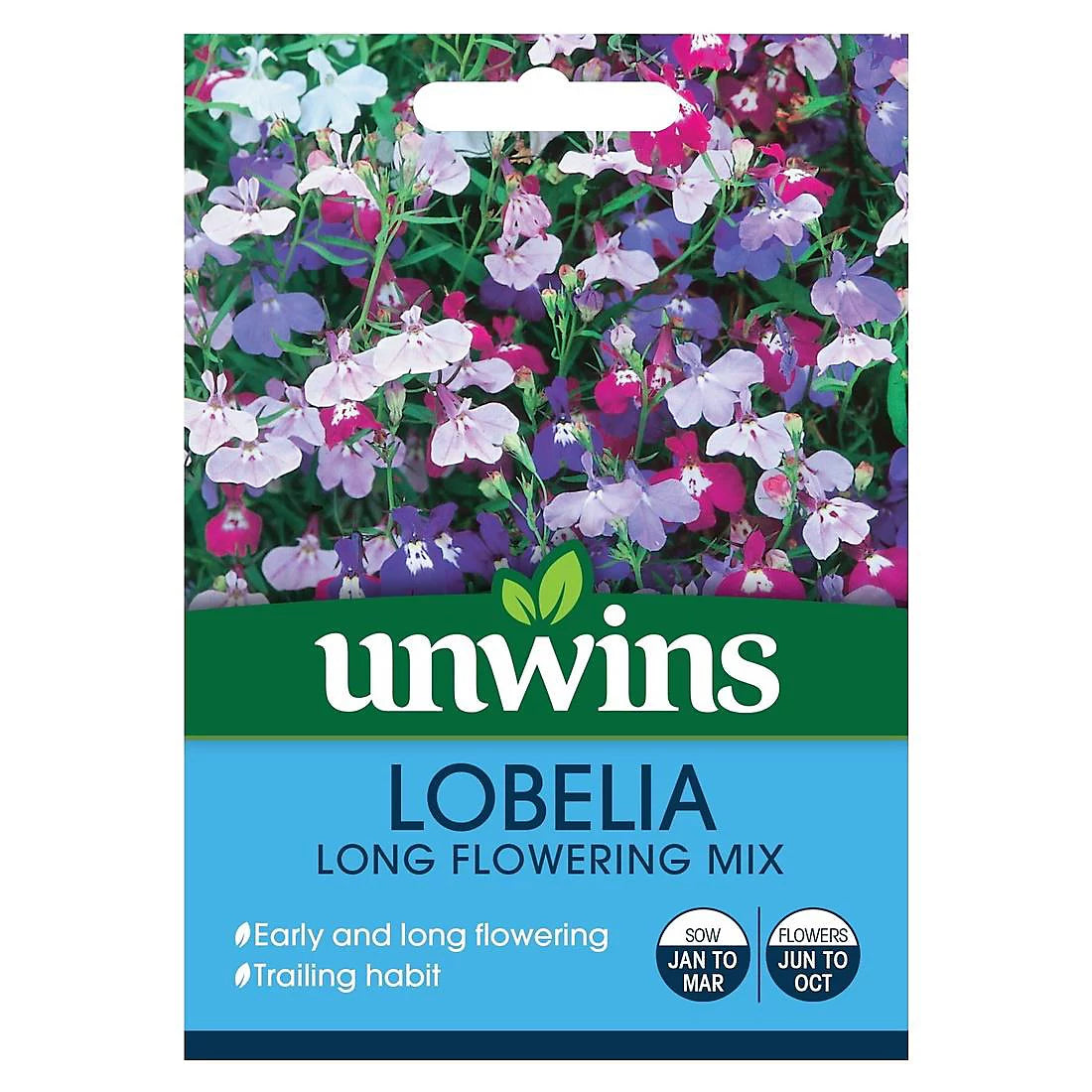 Unwins Lobelia Long Flowering Mixed (Trailing)