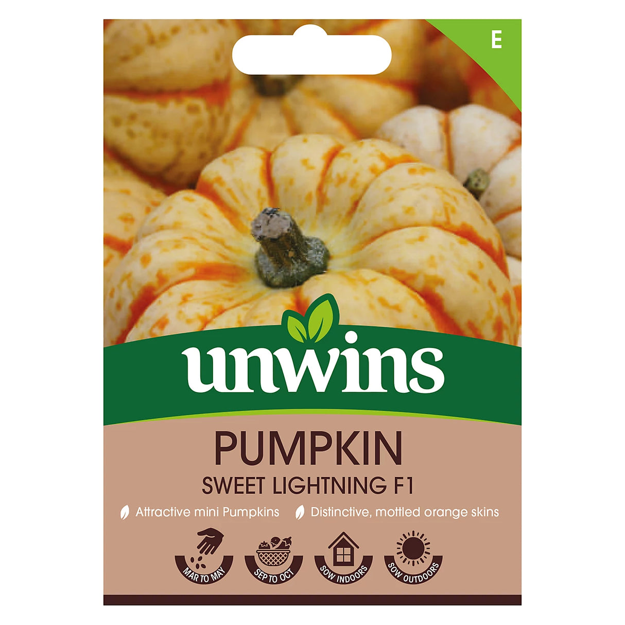 Unwins Pumpkin Sweet Lightning F1