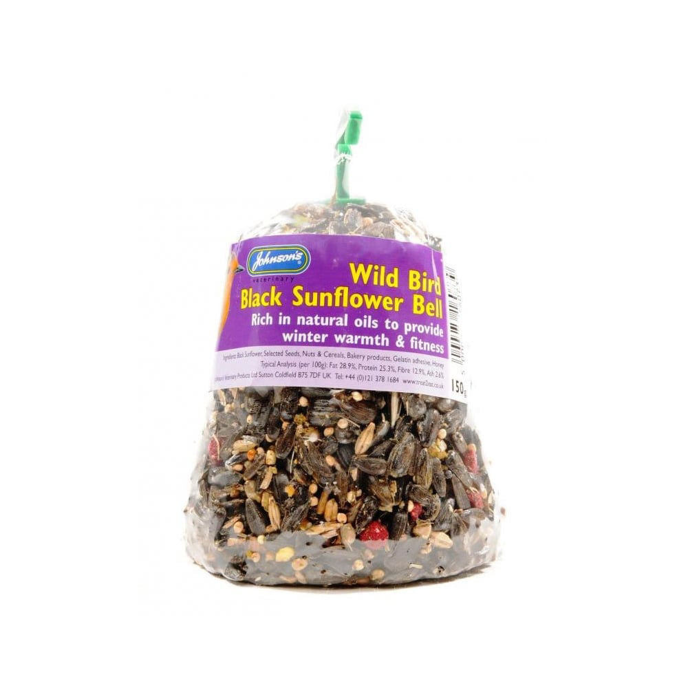 Johnsons Wild Bird Black Sunflower Bell